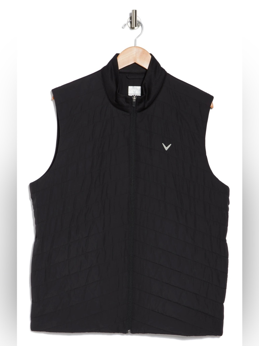 CALLAWAY MENS QUILTED FULL ZIP PUFFER GOLF VEST